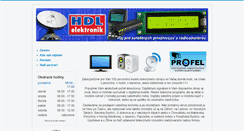 Desktop Screenshot of hdlelektronik.sk